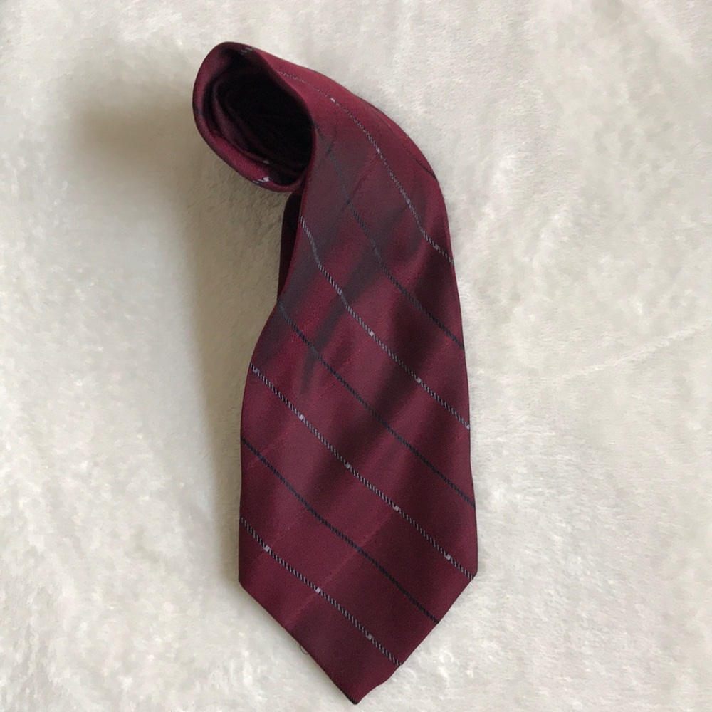Red Black & Silver VESE Necktie